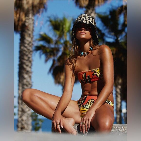 It’s Now Cool x Free People NWT THE BANDEAU TOP - MEXICALI XS - Picture 4 of 9